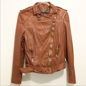 Muuba Butter Soft Boho Moto Lamb Leather Jacket
